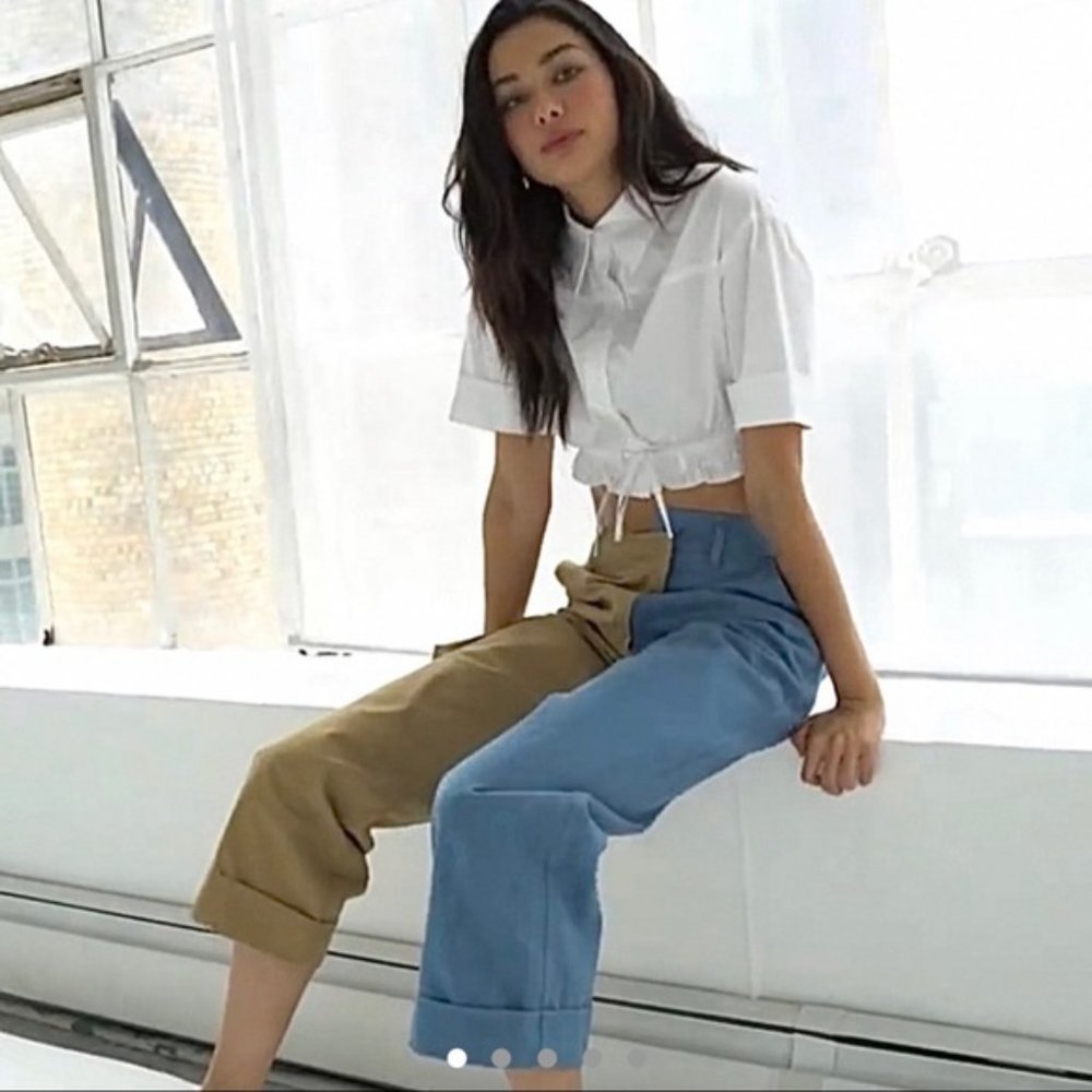 Choosy Day and Night Two Tone denim Pants